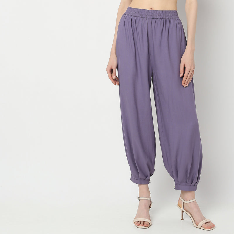 Straight Fit Mid Rise Afghani Pants