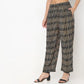 Straight Fit Printed Mid Rise Pants