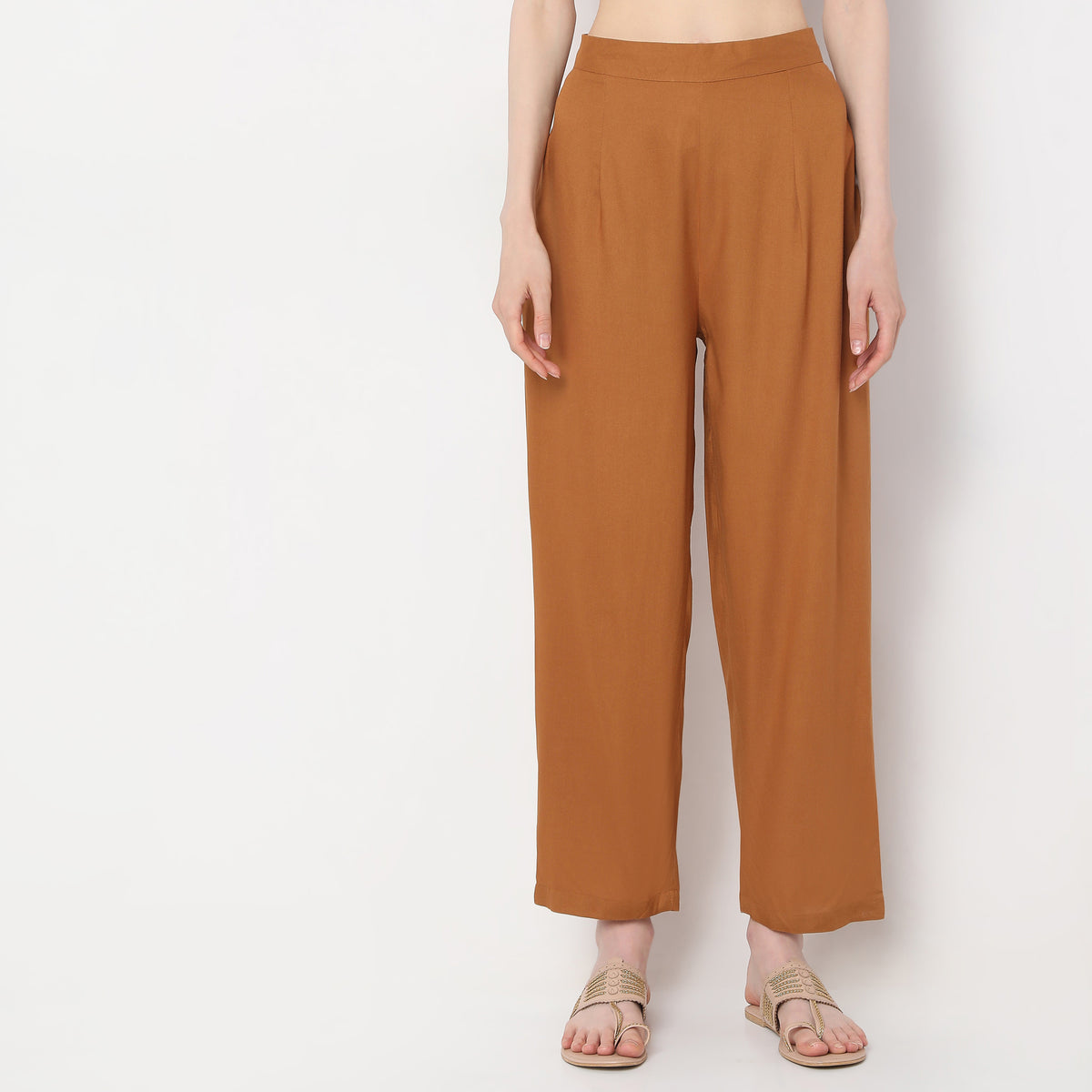 Regular Fit Ethnic Pants