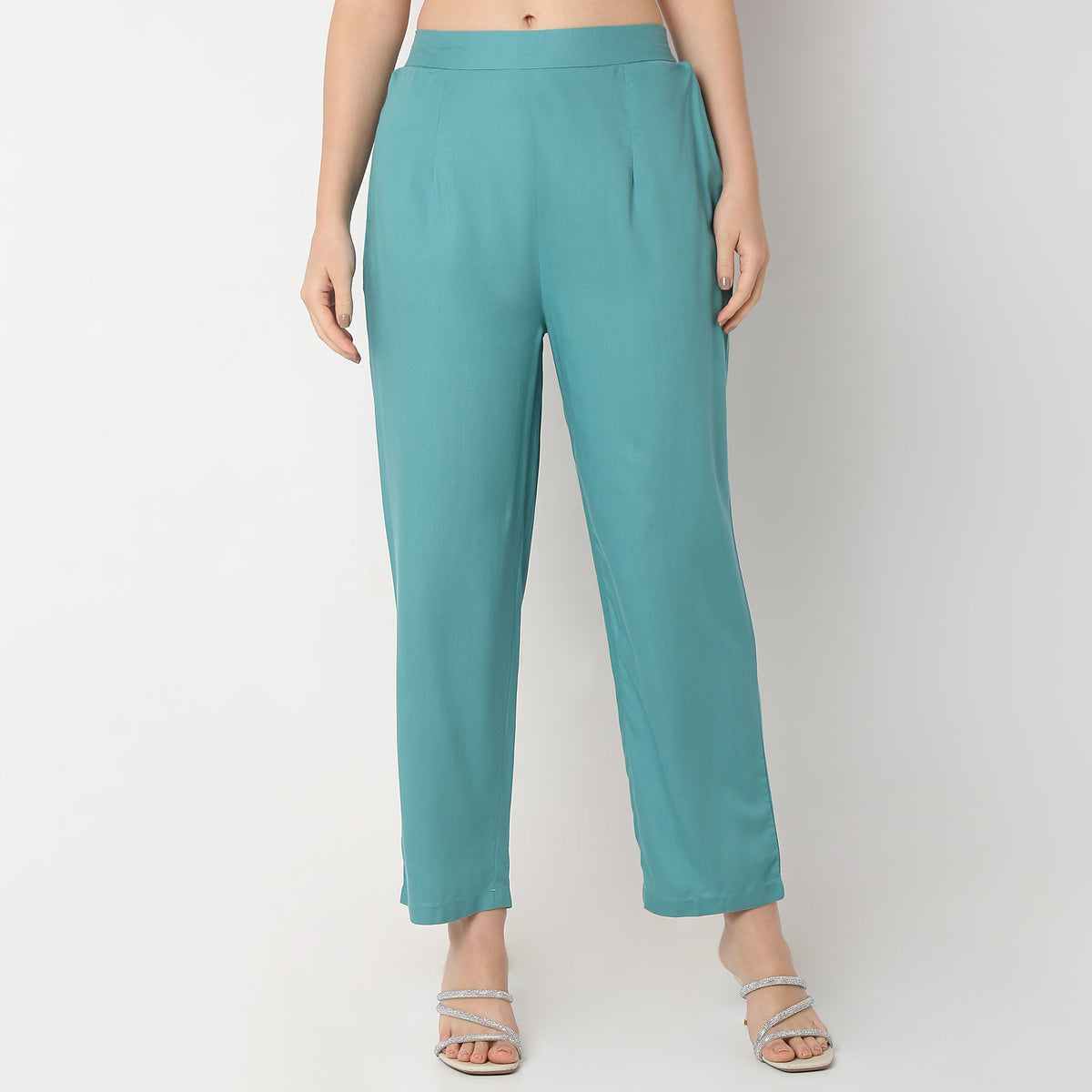 Regular Fit Ethnic Pants