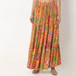 Flare Fit Printed Mid Rise Skirts