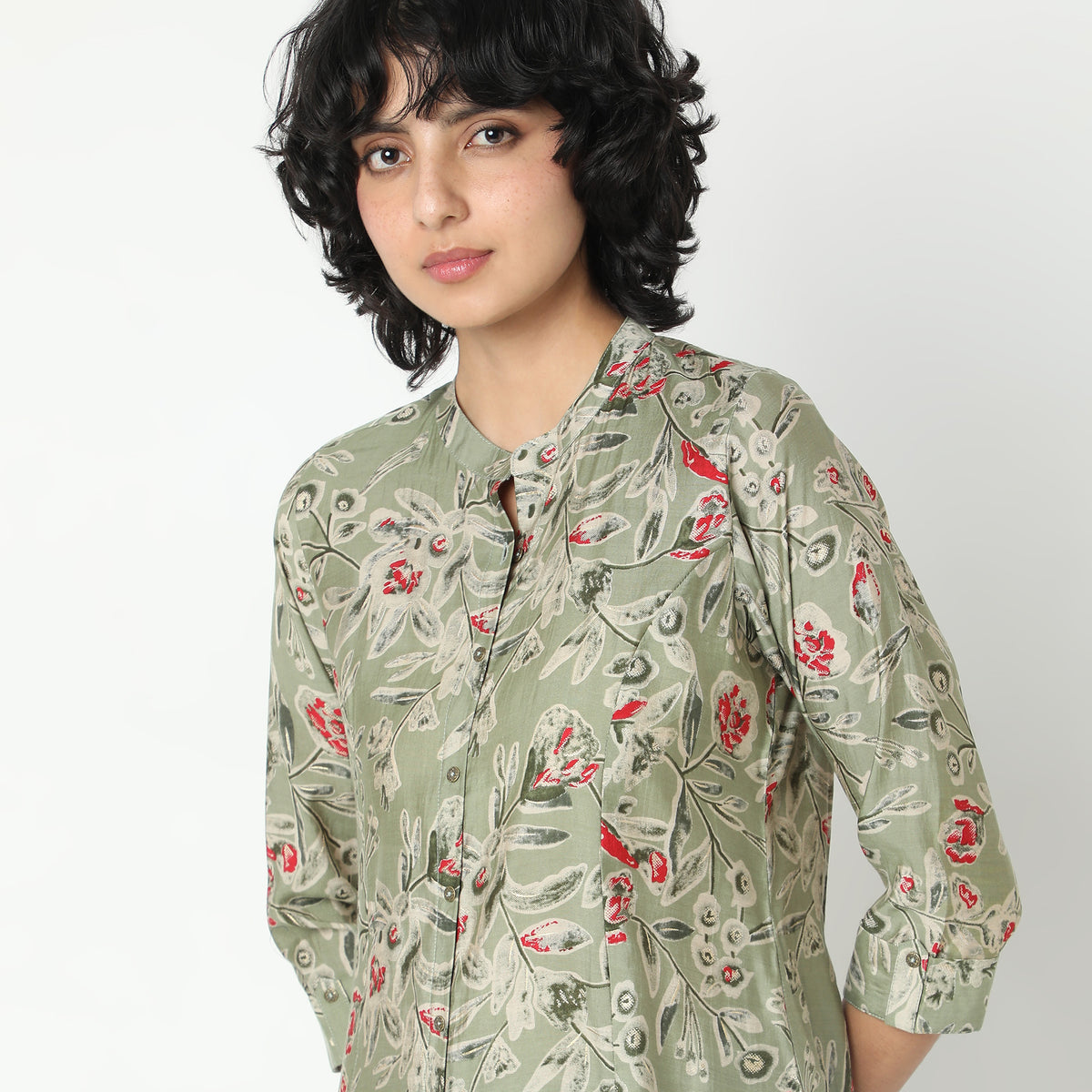 Flare Fit Printed Kurta with Pyjama Set