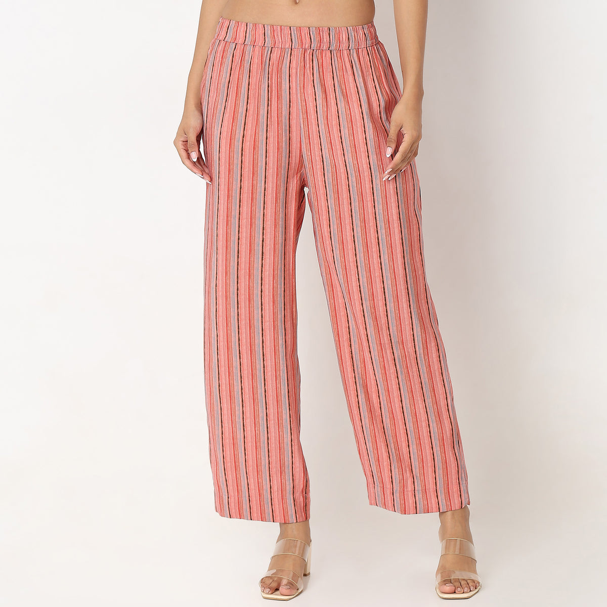 Flare Fit Printed Kurta With Pant Set