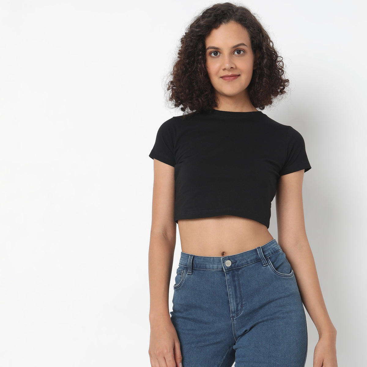 Fitted Solid T-Shirt