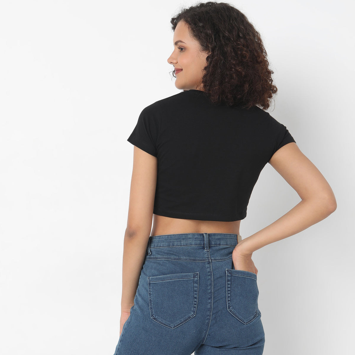 Fitted Solid T-Shirt