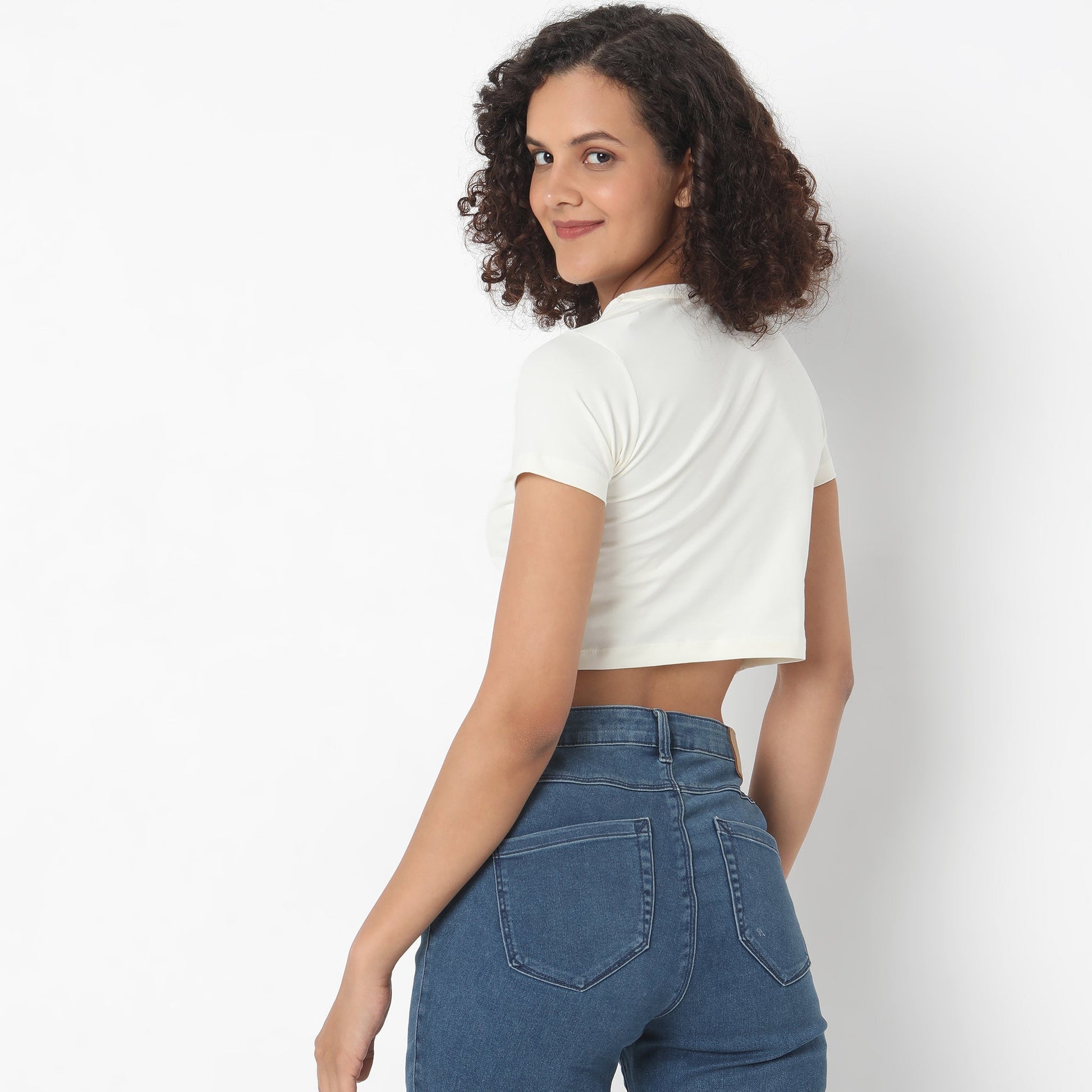 Fitted Solid T-Shirt