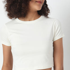 Fitted Solid T-Shirt