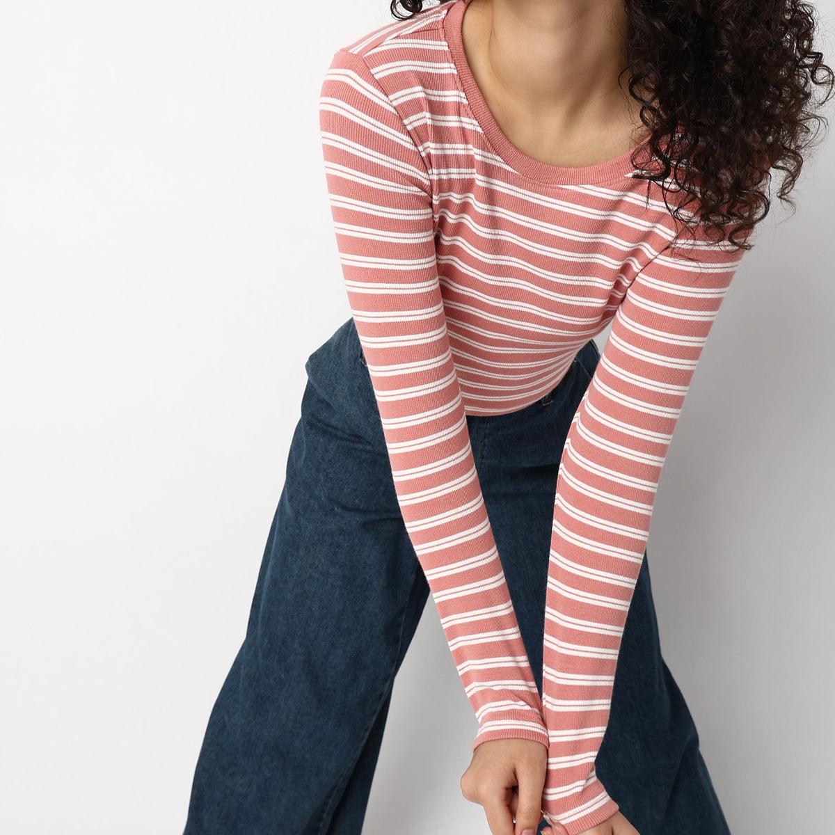 Fitted Striped T-Shirt