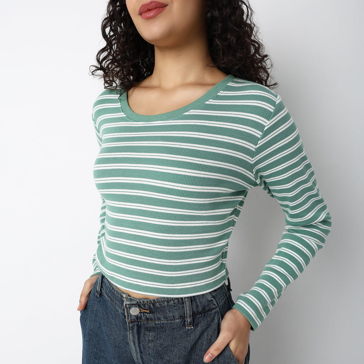 Fitted Striped T-Shirt
