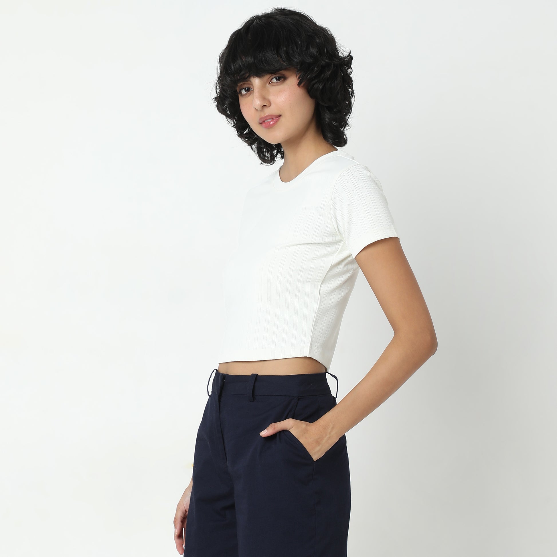 Slim Fit Solid T-Shirt