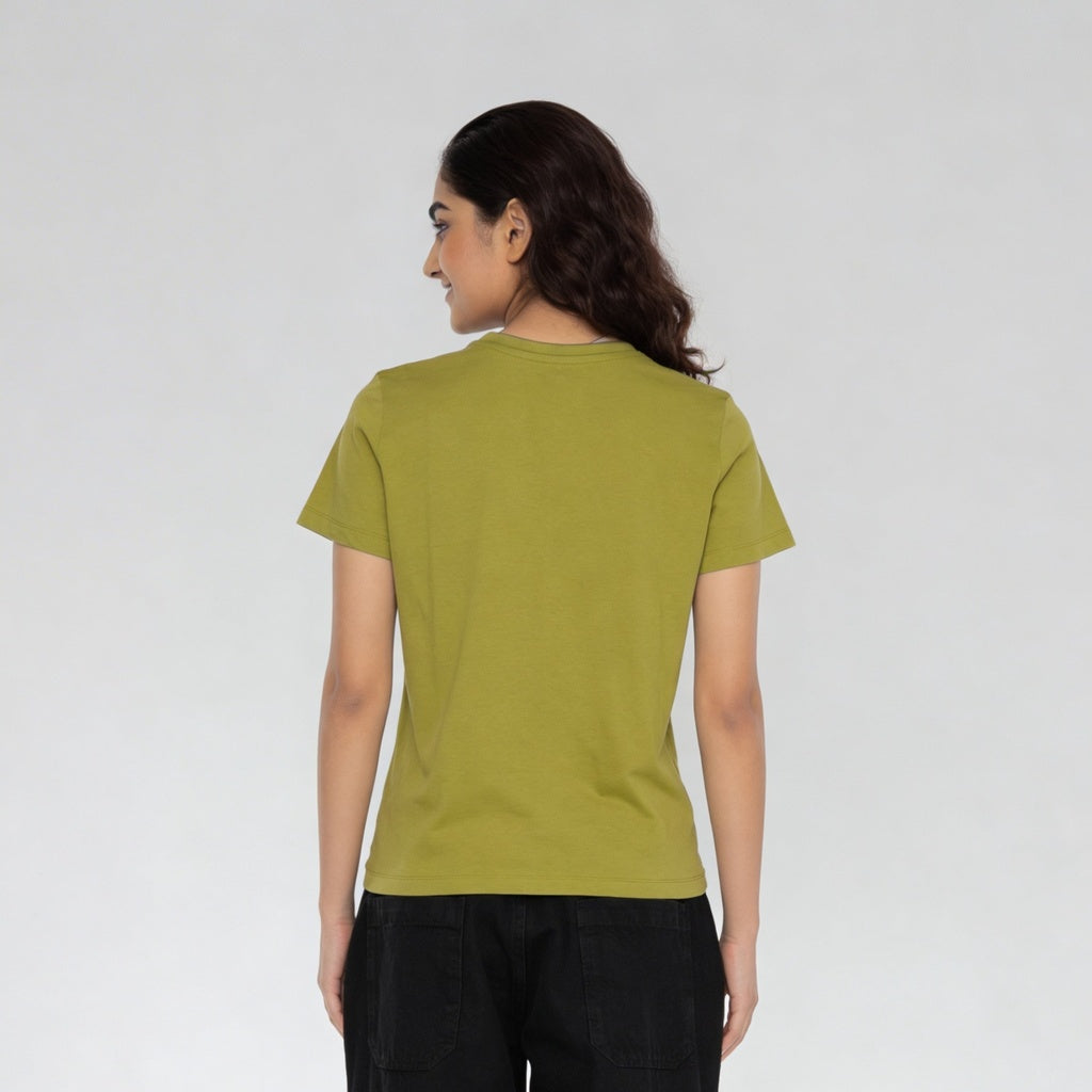 Regular Fit Solid T-Shirt
