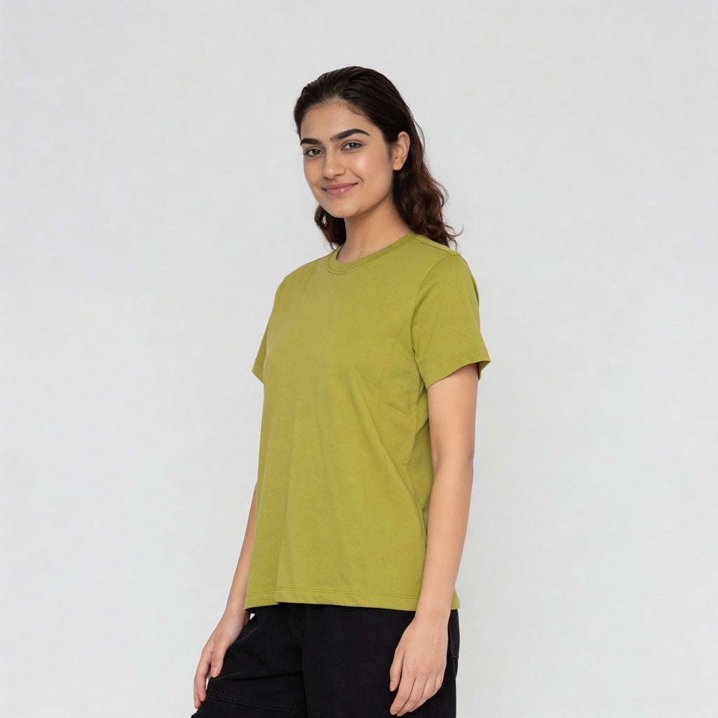 Regular Fit Solid T-Shirt