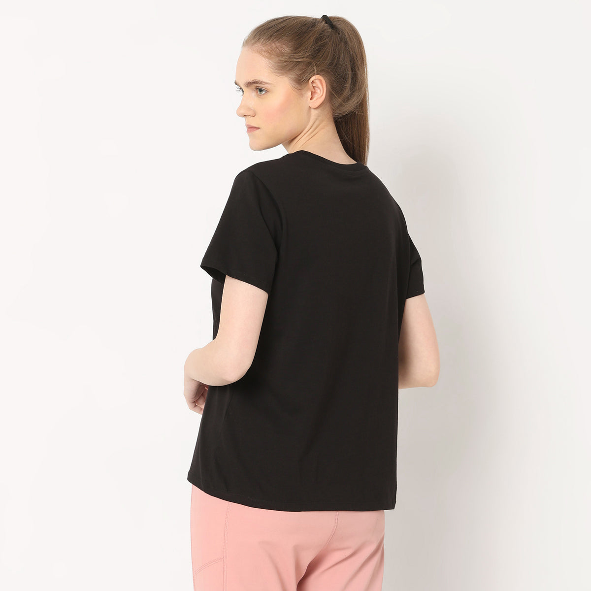 Regular Fit Solid T-Shirt