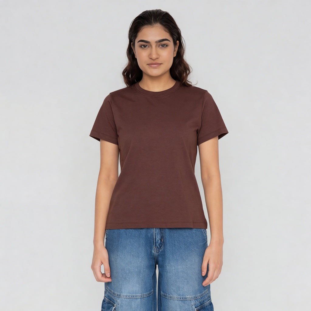 Regular Fit Solid T-Shirt