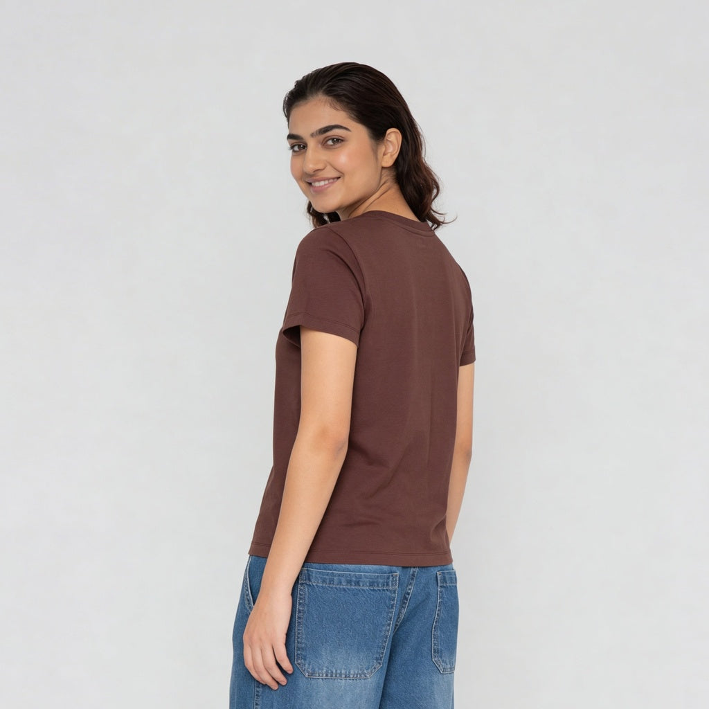 Regular Fit Solid T-Shirt