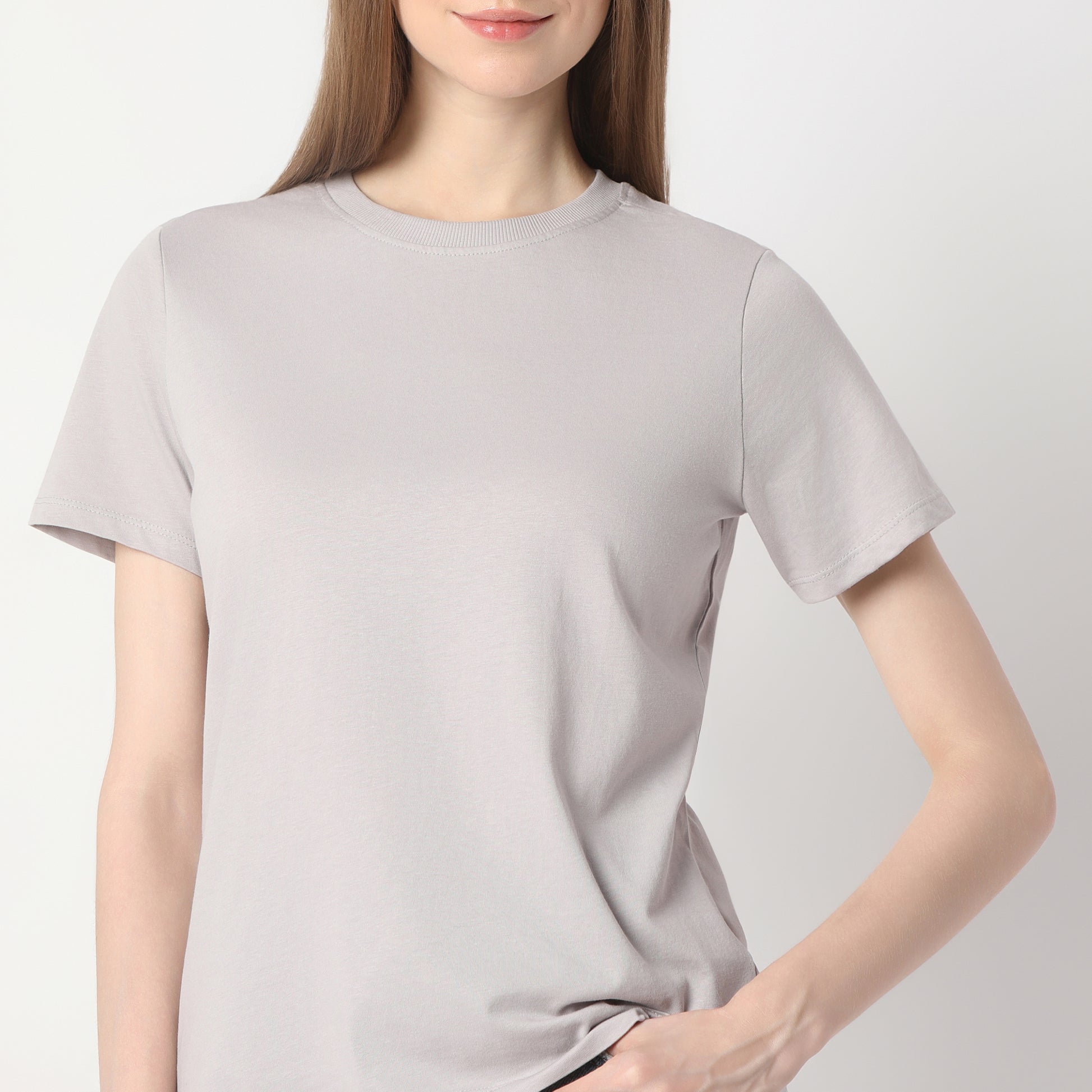 Regular Fit Solid T-Shirt