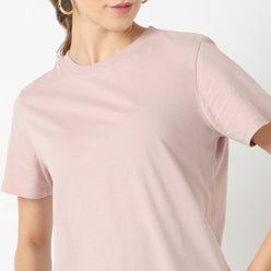 Regular Fit Solid T-Shirt