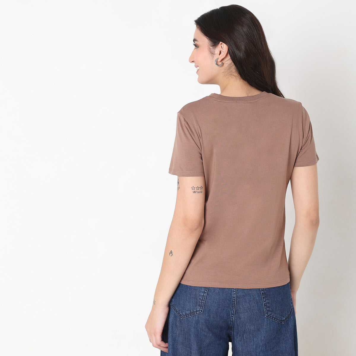 Regular Fit Solid T-Shirt