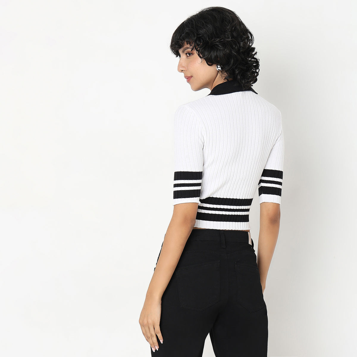 Slim Fit Striped Top