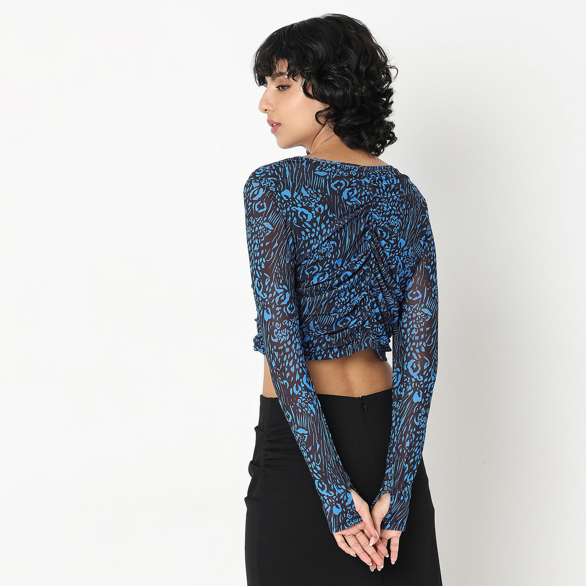 Slim Fit Printed Top