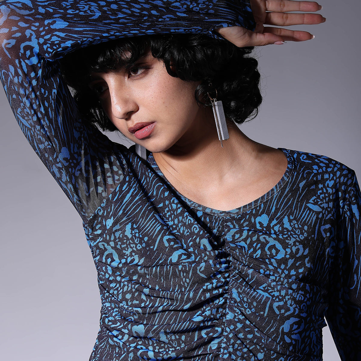 Slim Fit Printed Top