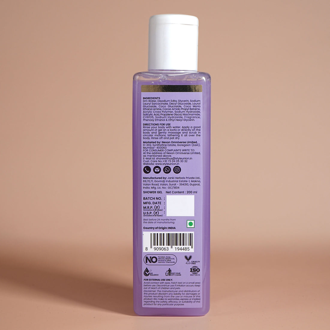 Style Union Moisturizing Shower Gel - 200ml