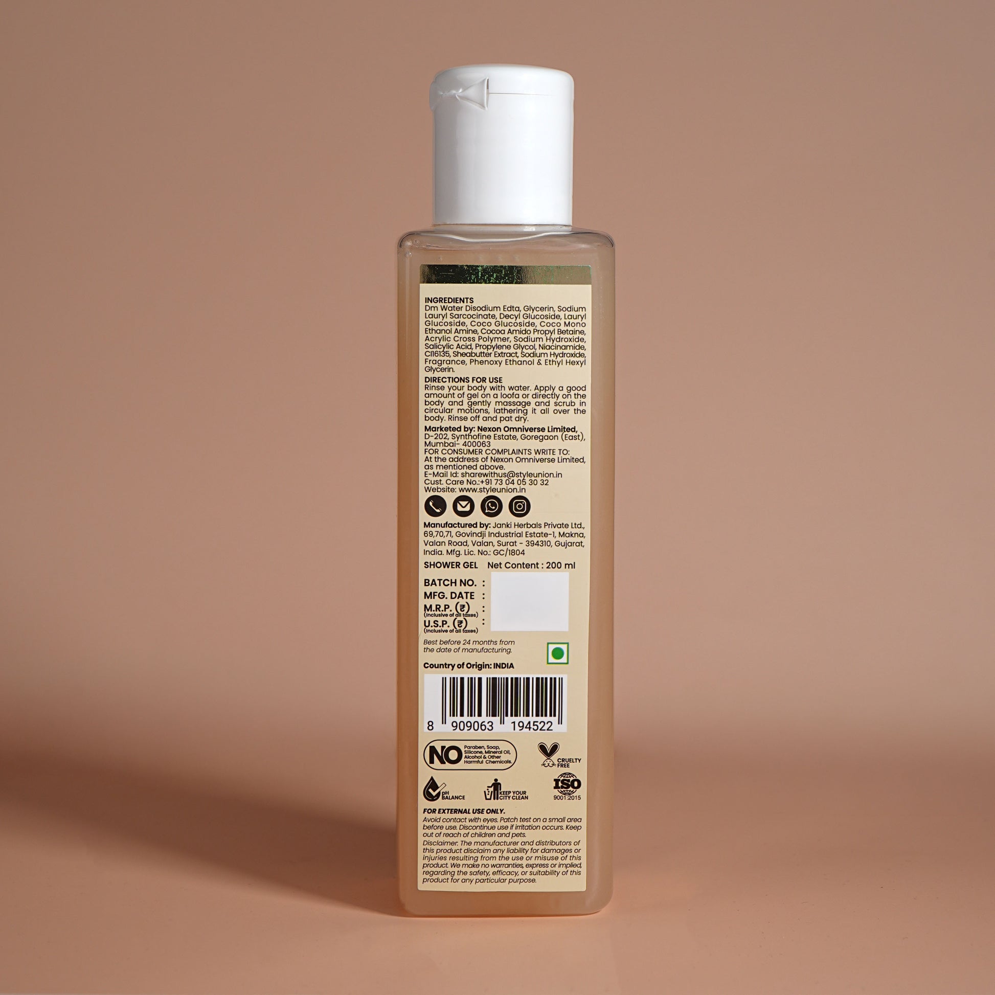 Style Union Moisturizing Shower Gel - 200ml