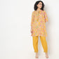 Regular Fit Floral Kurta with Pant Set