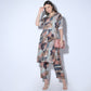 Flare Fit Printed Kurta with Pant Set