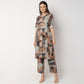 Flare Fit Printed Kurta with Pant Set