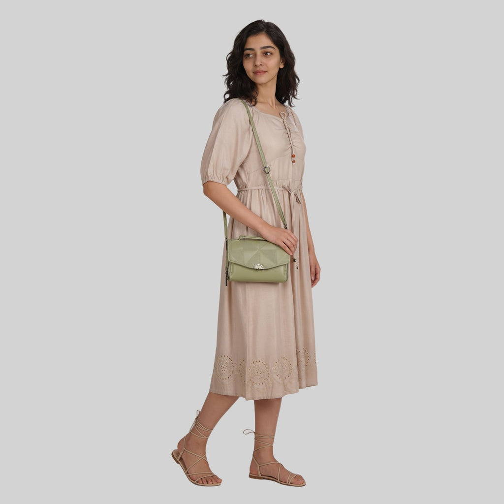 Women Solid Sling Bag
