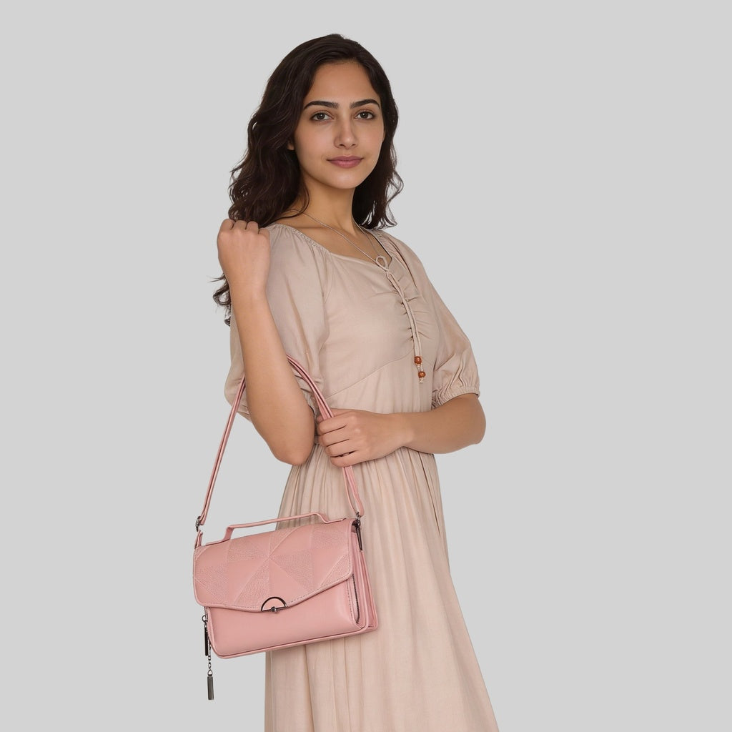 Women Solid Sling Bag