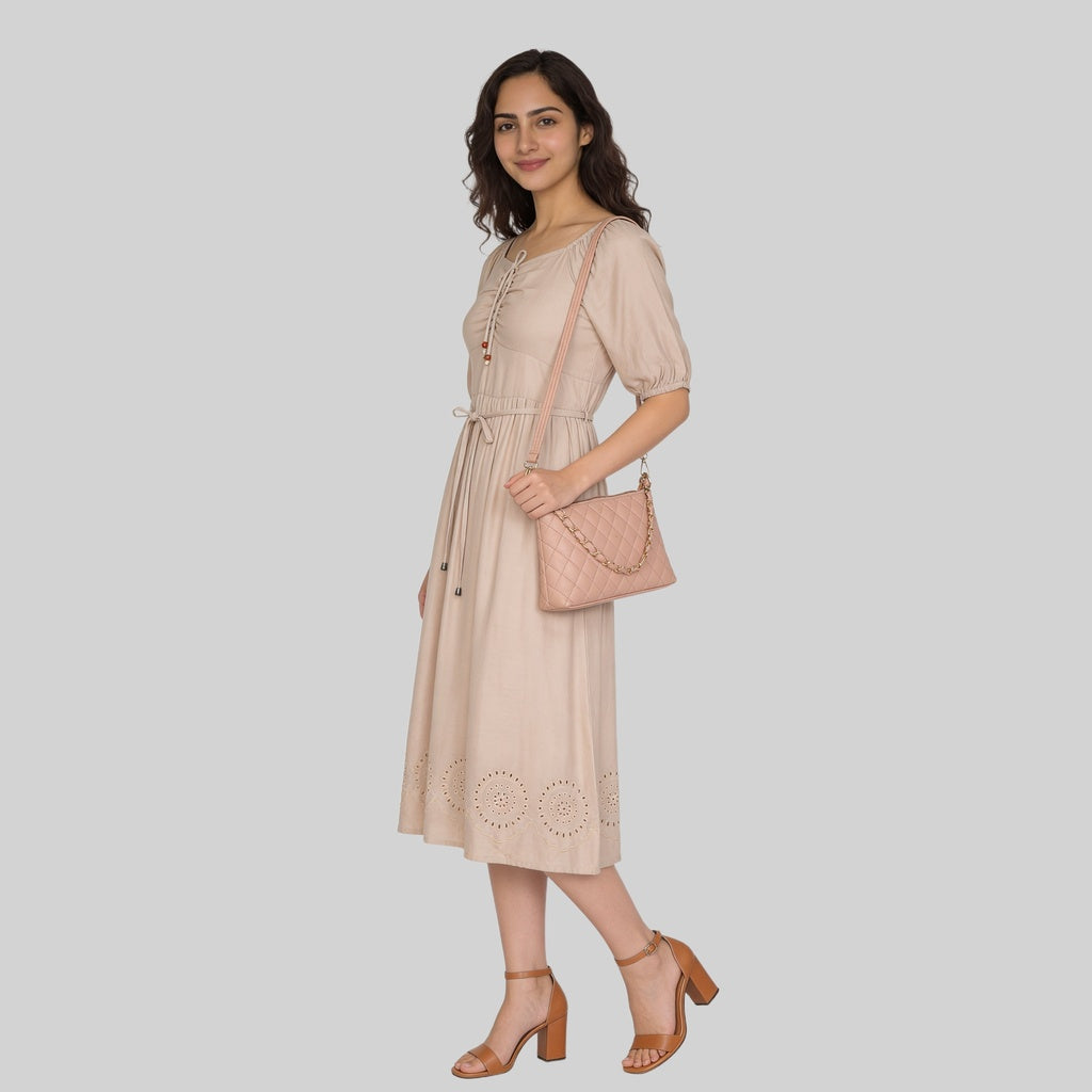 Women Solid Sling Bag