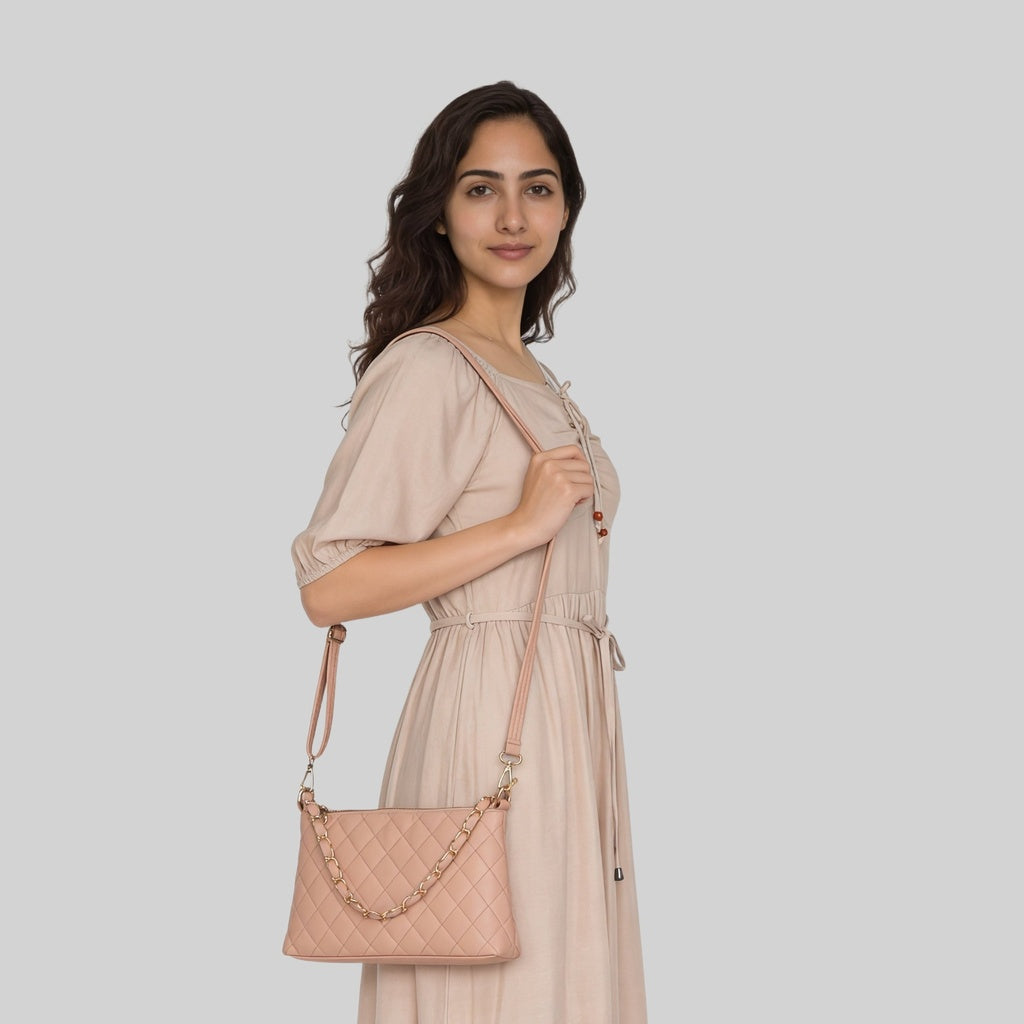 Women Solid Sling Bag