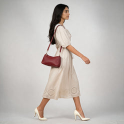 Women Solid Sling Bag