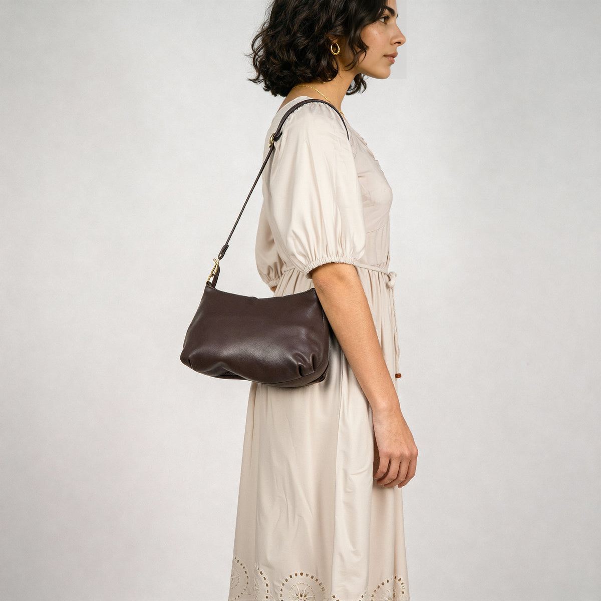 Women Solid Sling Bag