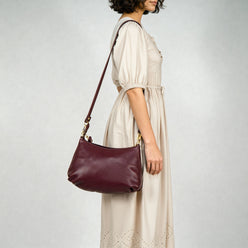 Women Solid Sling Bag