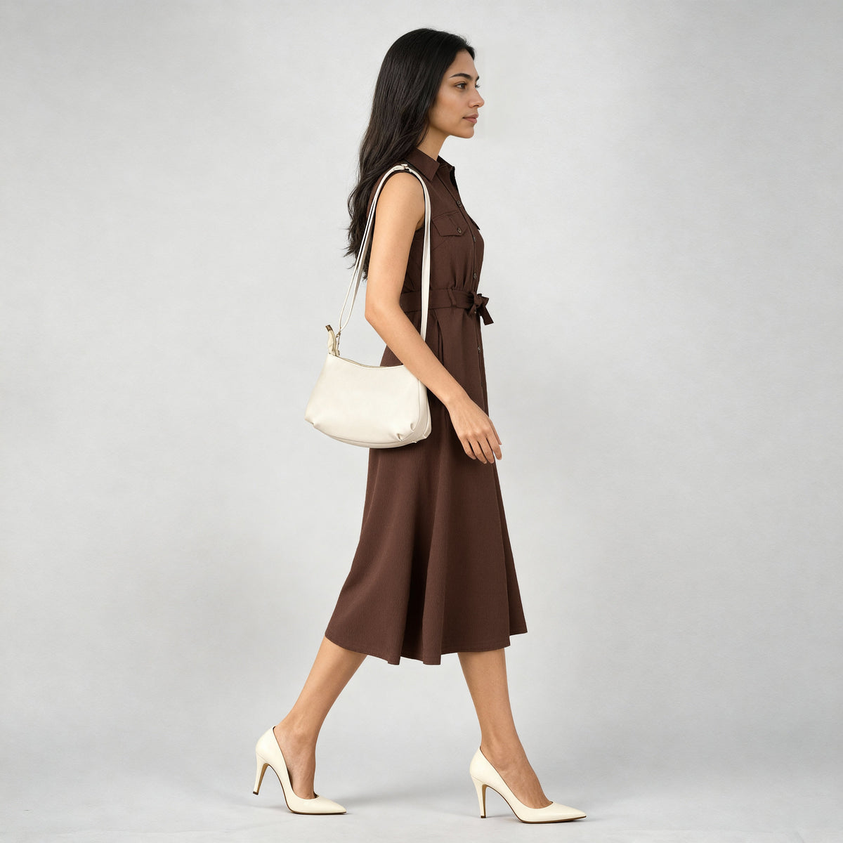 Women Solid Sling Bag