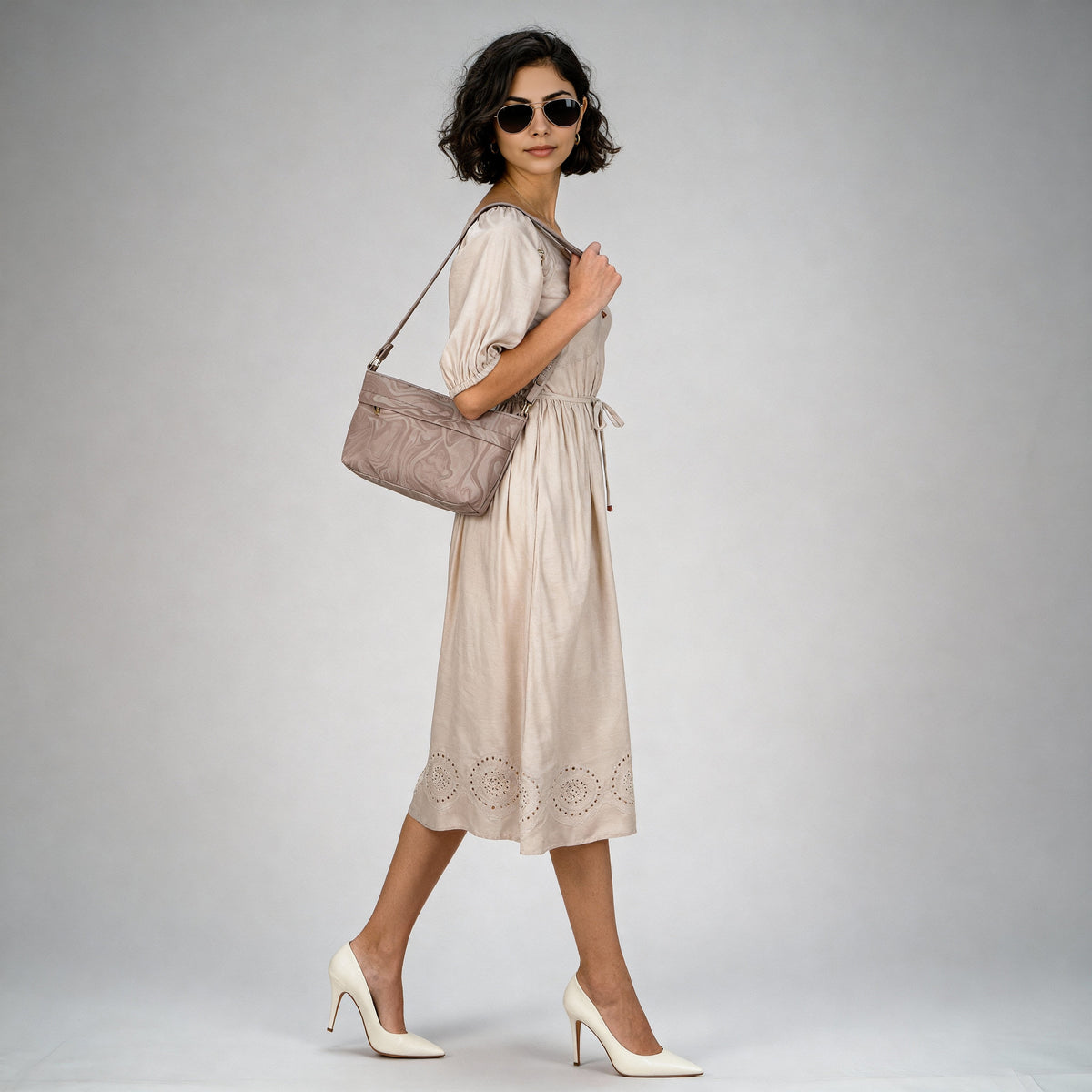 Women Solid Sling Bag