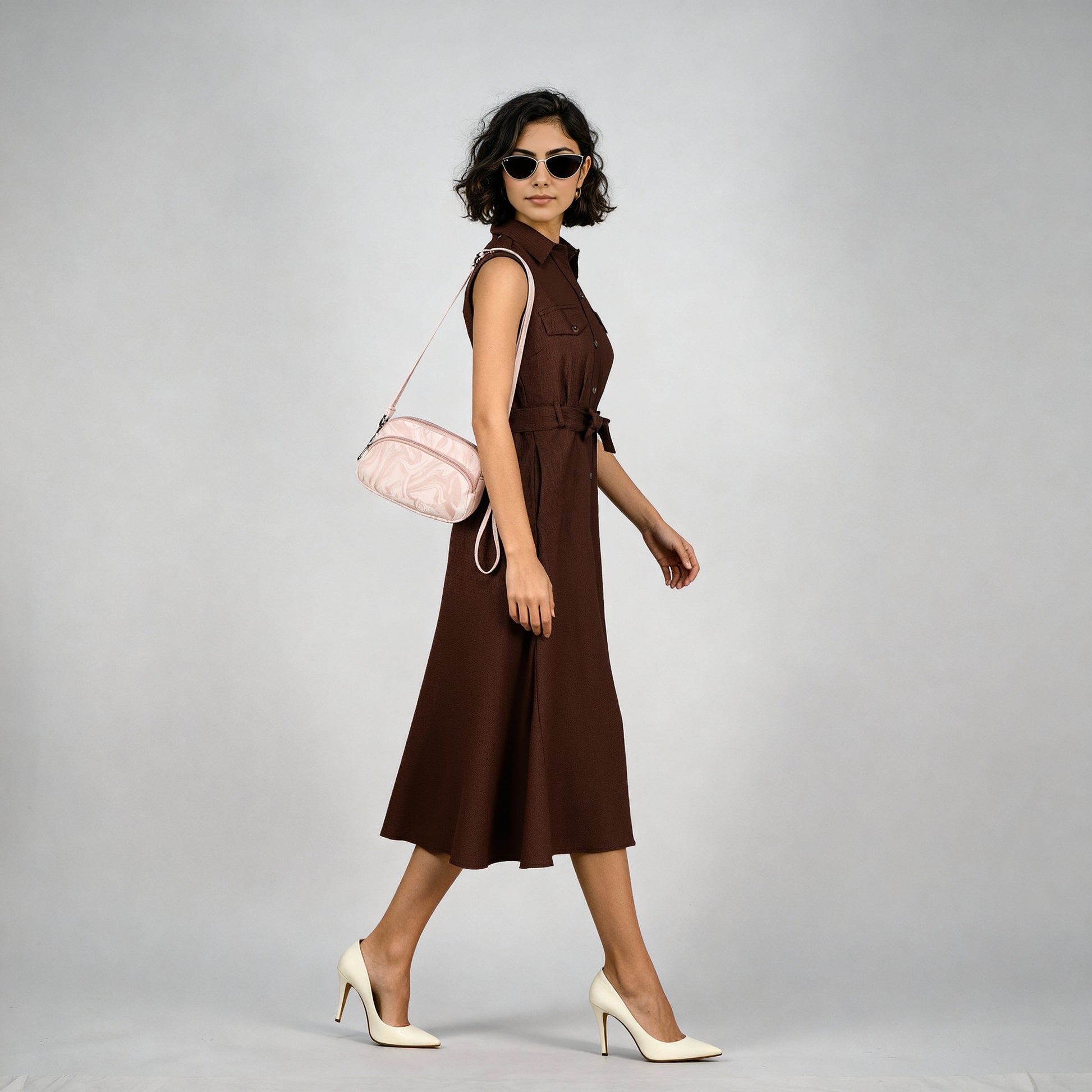 Women Solid Sling Bag