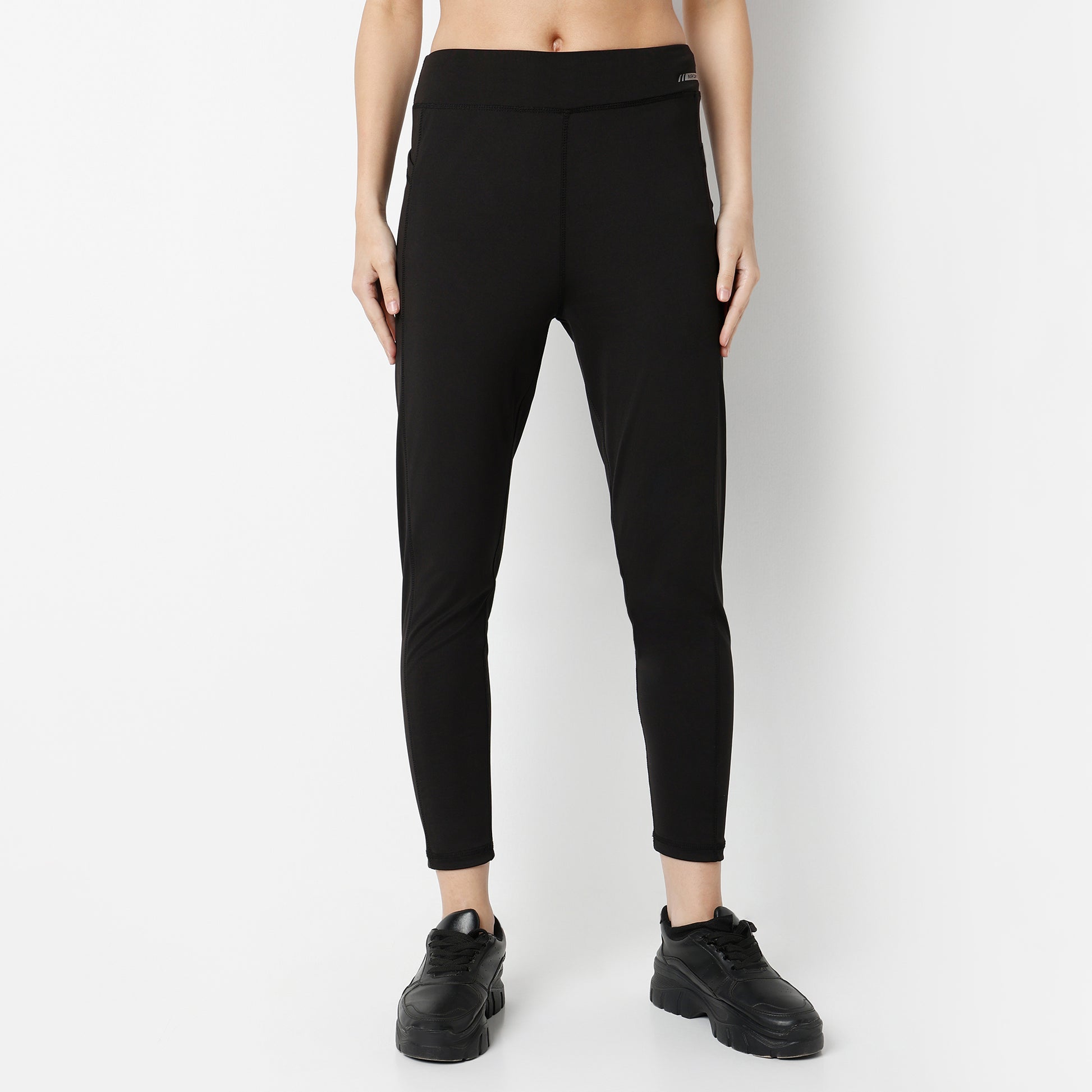 Slim Fit Abstract High Rise Leggings