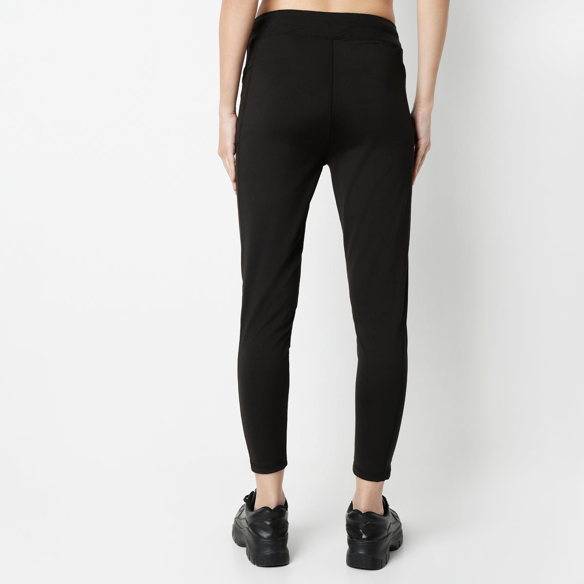Slim Fit Abstract High Rise Leggings