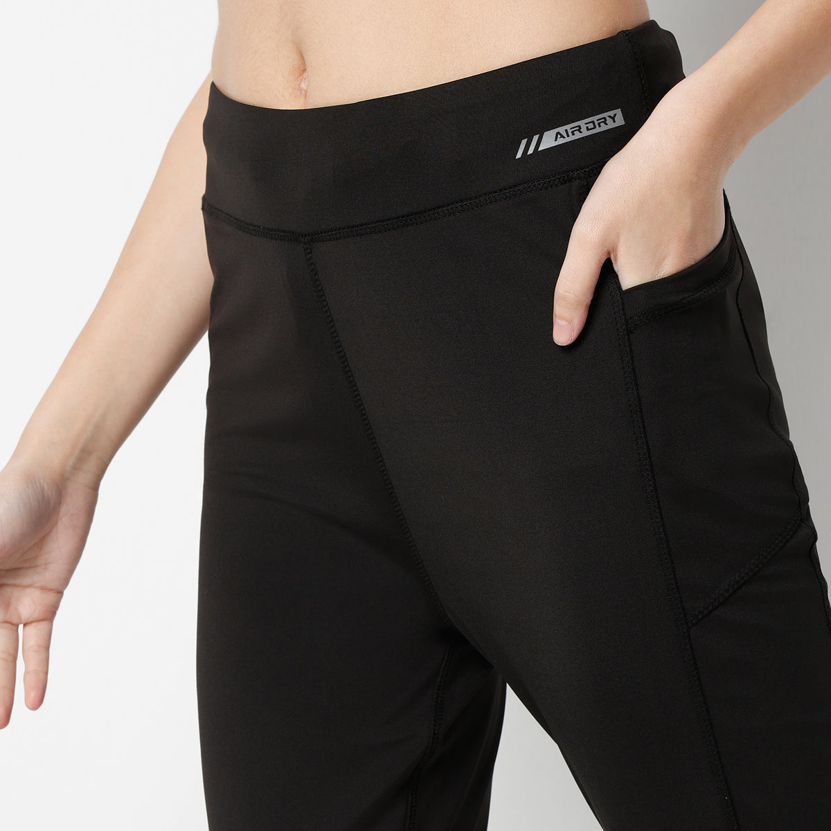 Slim Fit Abstract High Rise Leggings