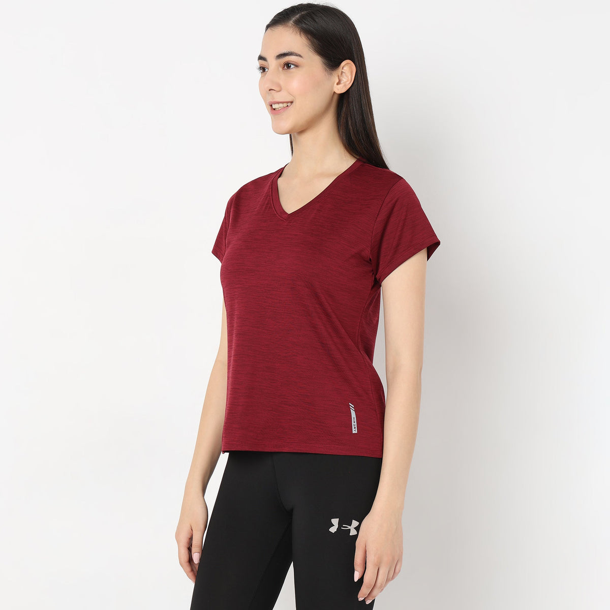 Regular Fit Solid T-Shirt