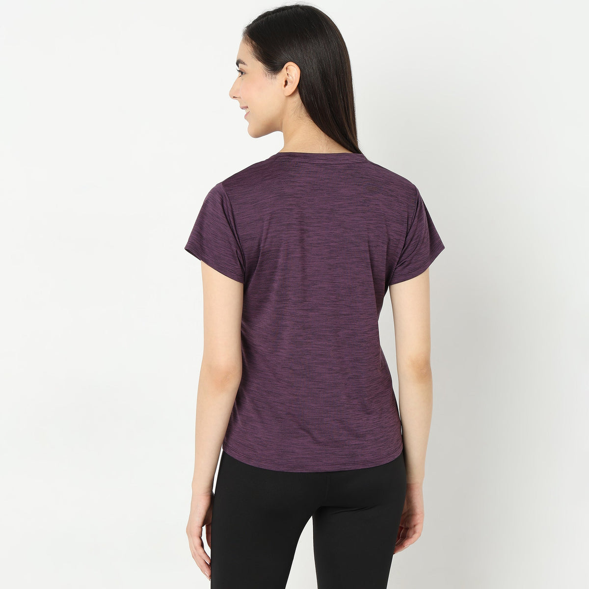 Regular Fit Solid T-Shirt