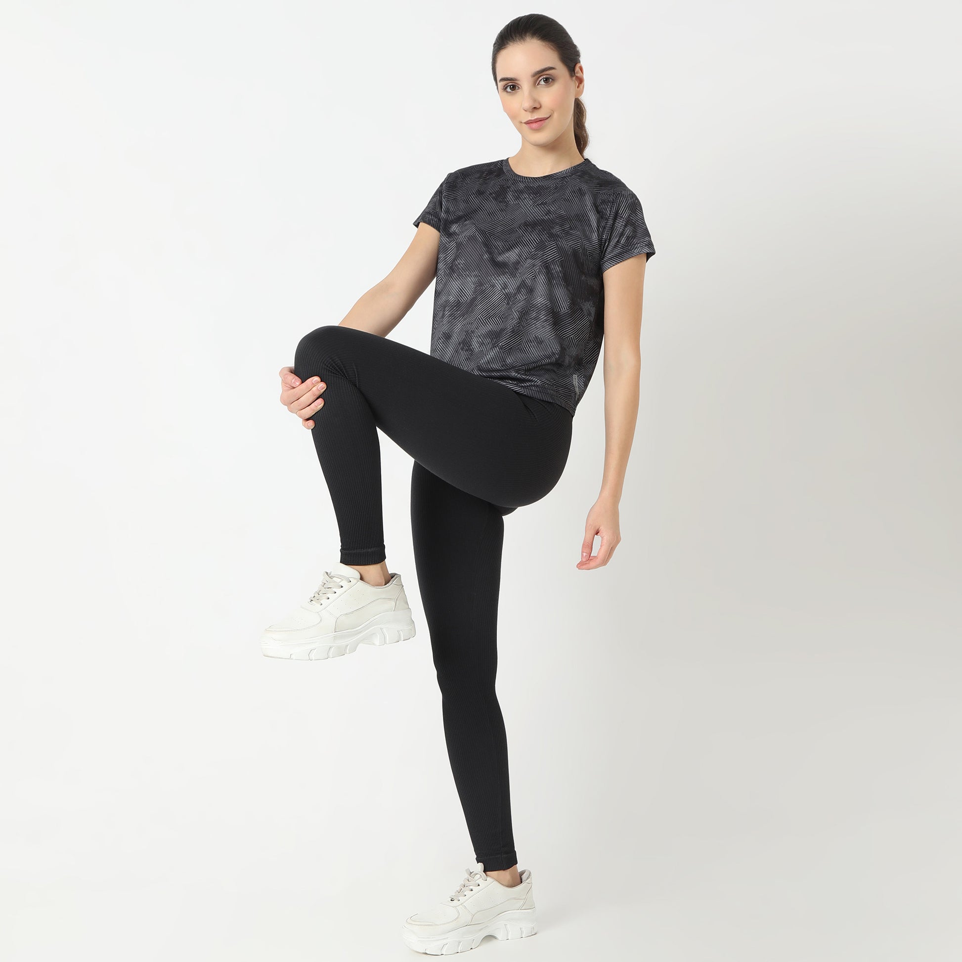 Regular Fit Abstract T-Shirt