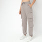 Regular Fit Solid Mid Rise Joggers