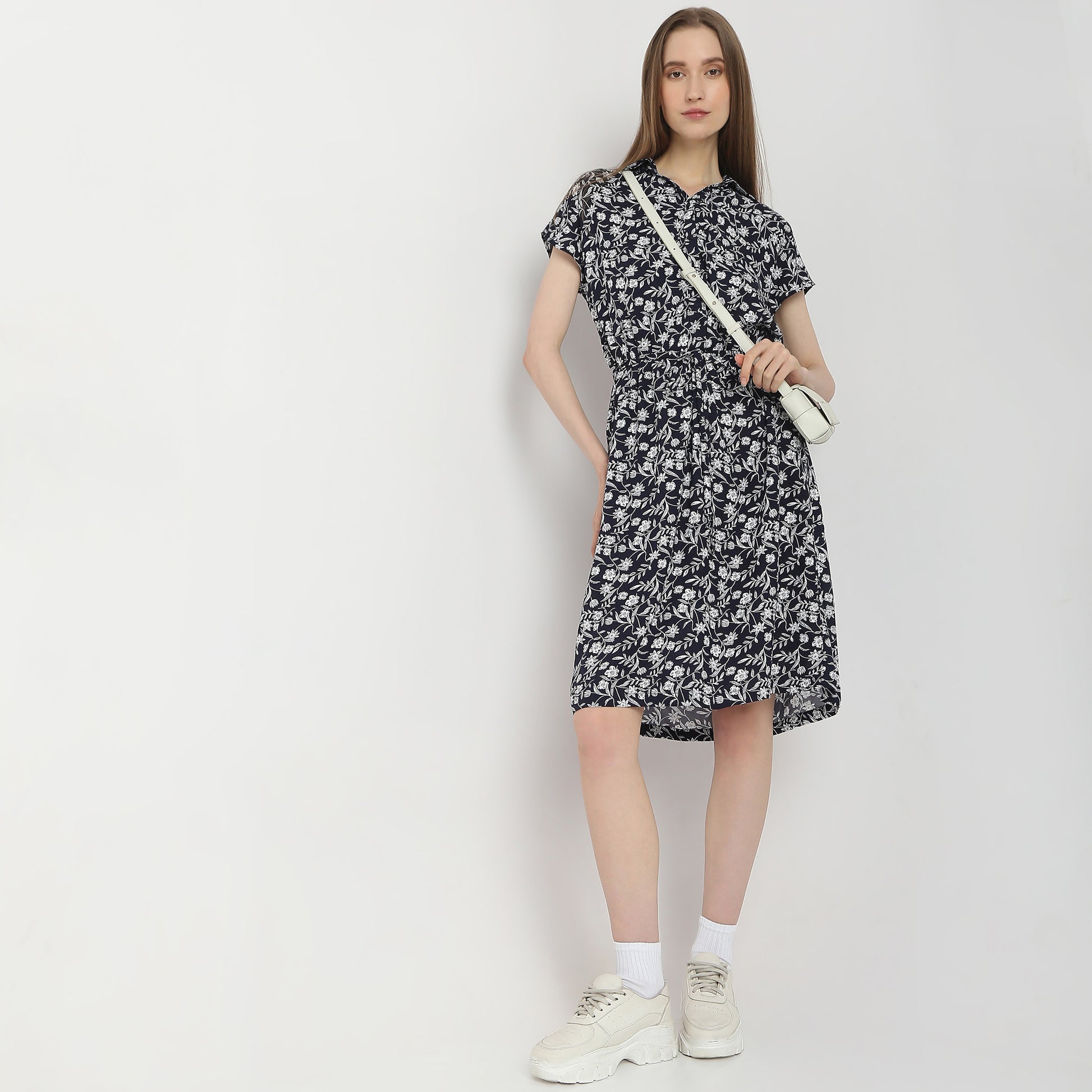 Regular Fit Floral Gown