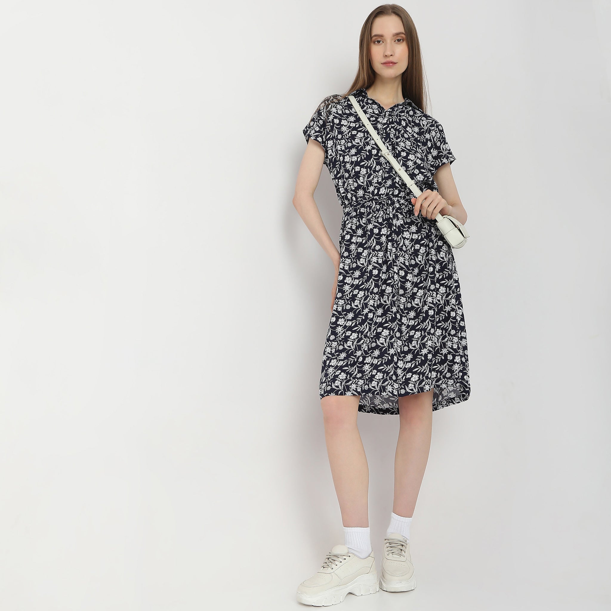 Regular Fit Floral Gown