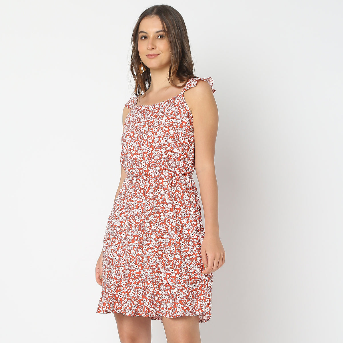 Regular Fit Floral Gown